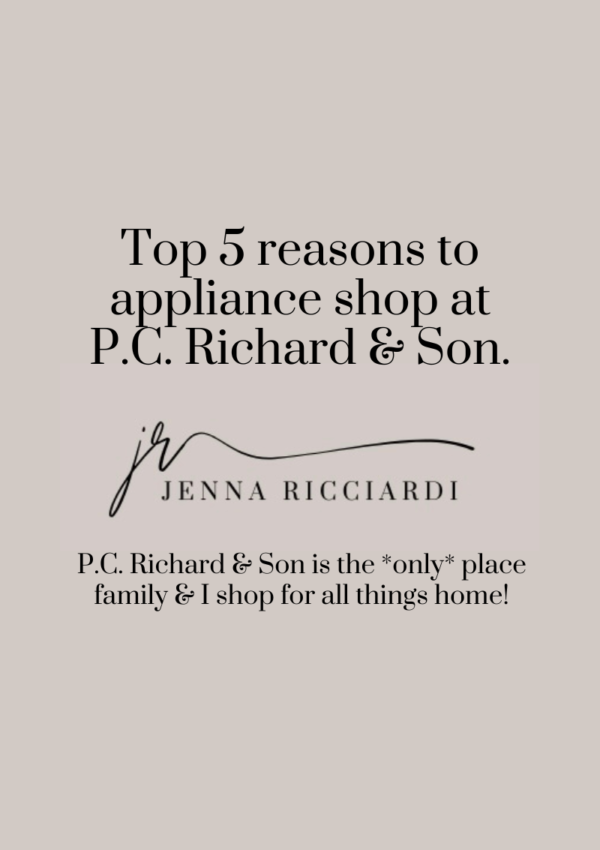 Top 5 Reasons to Appliance Shop at P.C. Richard & Son.